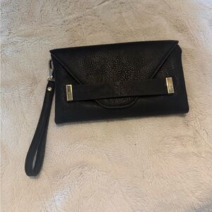 Chic Black Wristlet Clutch